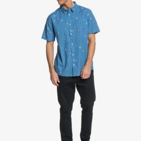 Quiksilver 4th Of July Short Sleeve Shirt - Picture 3 of 6